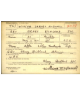 Military Draft Registration Index Card, William Samuel 'Bill' McDowell, World War II