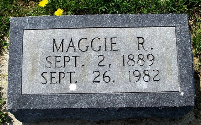 Headstone, Duff, Maggie R.