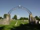Entrance, Bohley Cemetery, Greene County, Indiana