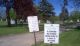 Entrance, Cedar Bluff Cemetery, Rockford, Winnebago County, Illinois