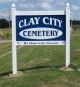 Entrance, Clay City Cemetery, Clay City, Clay County, Illinois