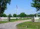 Entrance, Elmwood Cemetery, Flora, Clay County, Illinois