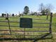 Entrance, Evans Cemetery, Logan County, Illinois