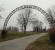 Entrance, Hall Cemetery, Blue Mound, Macon County, Illinois