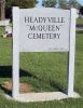 Entrance, Headyville McQueen Cemetery, Newton, Jasper County, Illinois