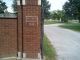 Entrance, Hillcrest Memorial Park, Sandoval, Marion County, Illinois