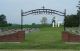 Entrance, Holy Cross Cemetery, Wendelin, Clay County, Illinois