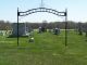 Entrance, Jones Cemetery, Flat Rock, Crawford County, Illinois