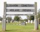 Entrance, Lebanon Cemetery, Midland, Greene County, Indiana