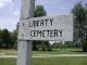 Entrance, Liberty Cemetery, Hutton, Coles County, Illinois