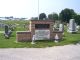 Entrance, Maplewood Cemetery, Saint Elmo, Fayette County, Illinois