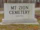 Entrance, Mount Zion Cemetery, Van Buren Township, Brown County, Indiana