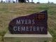 Entrance, Myers Cemetery, Herrick, Shelby County, Illinois