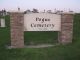 Entrance, Pogue Cemetery, Fairbanks, Sullivan Cemetery, Indiana
