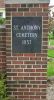 Entrance, Saint Anthony Cemetery, Effingham, Effingham County, Illinois