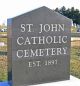 Entrance, Saint Johns Cemetery, Cullom, Livingston County, Illinois