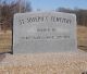 Entrance, Saint Josephs Cemetery, Olney, Richland County, Illinois