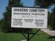 Entrance, Shadden Cemetery, Marion County, Illinois