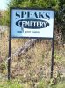 Entrance, Speaks Cemetery, Clay County, Illinois