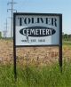 Entrance, Tolliver Cemetery, Louisville, Clay County, Illinois