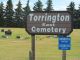 Entrance, Torrington East Lutheran Cemetery, Torrington, Strathmore Census Division, Alberta, Canada