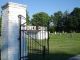 Entrance, Tower Grove Cemetery, Murphysboro, Jackson County, Illinois