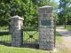 Entrance, Wood Wreath Cemetery, New Berlin, Sangamon County, Illinois