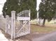 Entrance, Woodlawn Cemetery, Clinton, DeWitt County, Illinois
