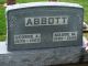 Headstone, Abbott, George A and Maude M.
