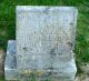 Headstone, Allender, Fannie Sage