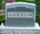 Headstone, Anderson Family Plot