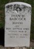 Headstone, Babcock, Ivan H.