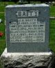 Headstone, Baity, J. A., Luelah His Wife, Ralph V., Jessie, and Alpha