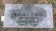 Headstone, Beal, Harold E.