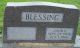 Headstone, Blessing, John L.