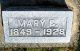 Headstone, Bothwell, Mary C.