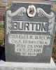 Headstone, Burton, Charles H.