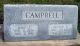 Headstone, Campbell, Mary J. and George G.