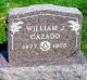 Headstone, Cazadd, William J.