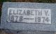 Headstone, Chaffin, Elizabeth V.