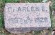 Headstone, Chasteen, Charles E.