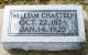 Headstone, Chasteen, William