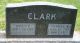 Headstone, Clark, Helen P. and Charles W.