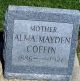 Headstone, Coffin, Alma Mayden