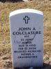 Headstone, Colclasure, John A.