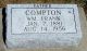 Headstone, Compton, Wm. Frank