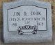 Headstone, Cook, Jim D.