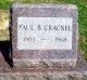 Headstone, Crackel, Paul B.