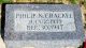 Headstone, Crackel, Philip N.