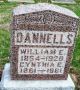 Headstone, Dannells, William E. and Cynthia E.